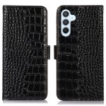 Skórzane Etui Pokrowiec FRID do Samsung Galaxy S23 FE czarny