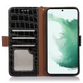 Skórzane Etui Pokrowiec FRID do Samsung Galaxy S23 FE czarny