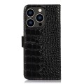 Skórzane Etui Pokrowiec FRID do iPhone 14 Pro czarny