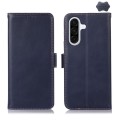 Granatowe Skórzane Etui Pokrowiec FRID do Samsung Galaxy A57