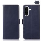 Granatowe Skórzane Etui Pokrowiec FRID do Samsung Galaxy A57