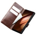 QIALINO Eleganckie Skórzane Etui do Samsung Galaxy Z Fold7 brązowe