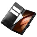 QIALINO Eleganckie Skórzane Etui do Samsung Galaxy Z Fold7 czarne