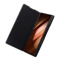 QIALINO Eleganckie Skórzane Matowe Etui do Samsung Galaxy Z Fold7 czarne