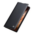 QIALINO Eleganckie Skórzane Matowe Etui do Samsung Galaxy Z Fold7 czarne