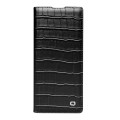 QIALINO Eleganckie Skórzane Etui do Samsung Galaxy Z Fold7 czarne