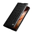QIALINO Eleganckie Skórzane Etui do Samsung Galaxy Z Fold7 czarne