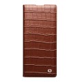 QIALINO Eleganckie Skórzane Etui do Samsung Galaxy Z Fold7 brązowe
