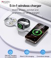 YESIDO Składana Magnetyczna Ładowarka Bezprzewodowa do iPhone, Apple Watch