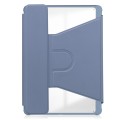Lawendowe Obrotowe Etui Bezprzewodowa Klawiatura do Samsung Galaxy Tab S10 Lite / Tab S10 FE