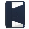 Granatowe Obrotowe Etui Bezprzewodowa Klawiatura do Samsung Galaxy Tab S10 Lite / Tab S10 FE