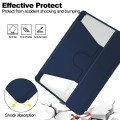 Granatowe Obrotowe Etui Bezprzewodowa Klawiatura do Samsung Galaxy Tab S10 Lite / Tab S10 FE