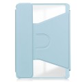 Niebieskie Obrotowe Etui Bezprzewodowa Klawiatura do Samsung Galaxy Tab S10 Lite / Tab S10 FE