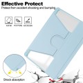 Niebieskie Obrotowe Etui Bezprzewodowa Klawiatura do Samsung Galaxy Tab S10 Lite / Tab S10 FE