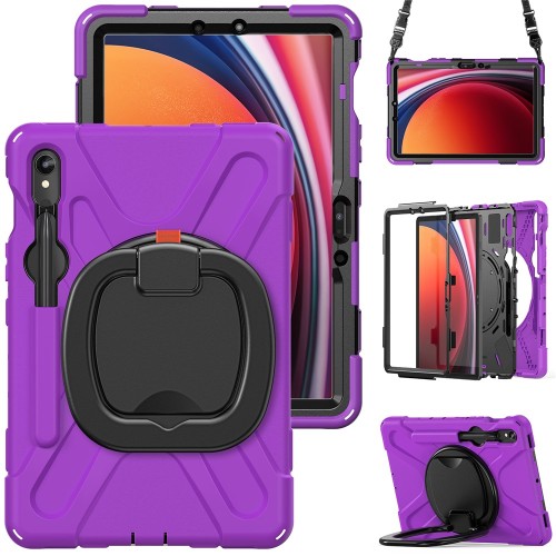 Solidne Pancerne Etui do Samsung Galaxy Tab S10 Lite / S10 FE fioletowe