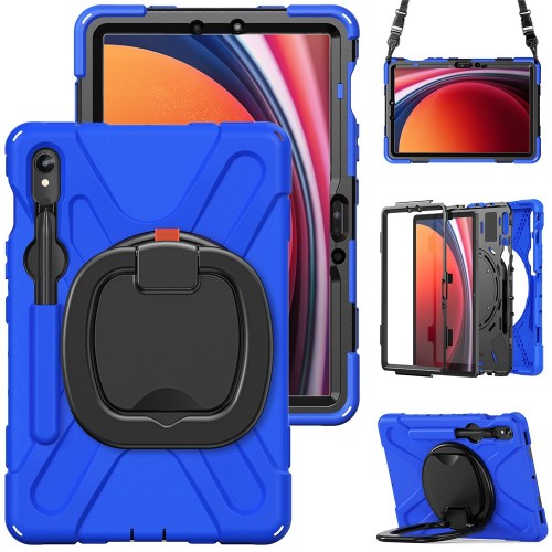 Solidne Pancerne Etui do Samsung Galaxy Tab S10 Lite / S10 FE niebieskie