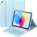Niebieskie Etui Bezprzewodowa Klawiatura do Samsung Galaxy Tab S10 Lite / Tab S10 FE
