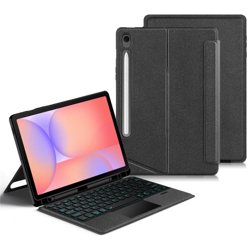 Etui Podświetlana Klawiatura z TouchPad do Samsung Galaxy Tab S10 Lite / Tab S10 FE