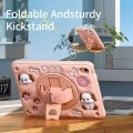 Mocne Etui dla Dzieci z Uchwytem i Paskiem do iPad 11 2025 / iPad 10 2022 różowe