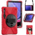 Mocne Pancerne Etui do Samsung Galaxy Tab S10 Lite / S10 FE czerwone