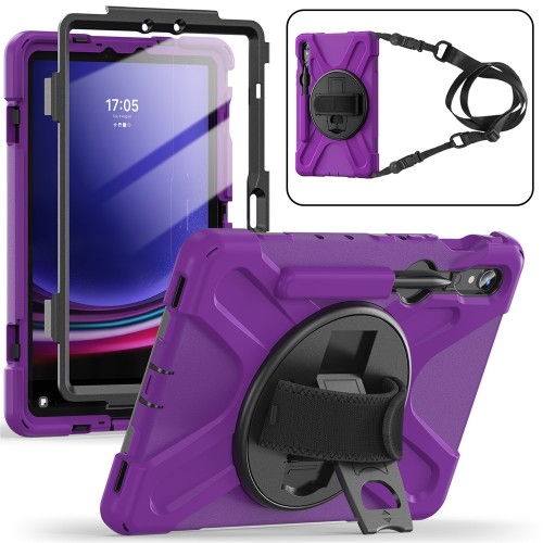 Mocne Pancerne Etui do Samsung Galaxy Tab S10 Lite / S10 FE fioletowe