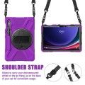Mocne Pancerne Etui do Samsung Galaxy Tab S10 Lite / S10 FE fioletowe
