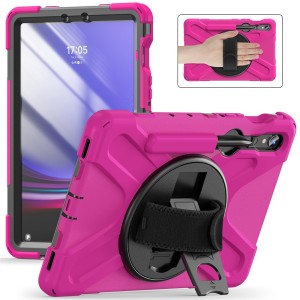 Mocne Pancerne Etui do Samsung Galaxy Tab S10 Lite / S10 FE fuksja