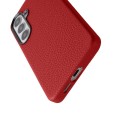 MELKCO Skórzane Etui MagSafe do Samsung Galaxy S26 czerwone