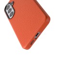 MELKCO Skórzane Etui MagSafe do Samsung Galaxy S26+ pomarańczowe