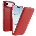MELKCO MagSafe Skórzane Etui Pionowe do iPhone Air czerwone