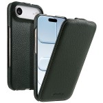 MELKCO MagSafe Skórzane Etui Pionowe do iPhone Air zielone