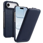 MELKCO MagSafe Skórzane Etui Pionowe do iPhone Air granatowe