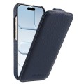 MELKCO MagSafe Skórzane Etui Pionowe do iPhone Air granatowe