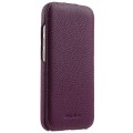 MELKCO MagSafe Skórzane Etui Pionowe do iPhone Air fioletowe