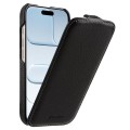MELKCO MagSafe Skórzane Etui Pionowe do iPhone Air czarne
