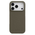 Skórzane Etui Melkco do iPhone 17 Pro Max MagSafe szare