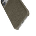 Skórzane Etui Melkco do iPhone 17 Pro Max MagSafe szare