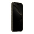 MELKCO Skórzane Etui Obudowa MagSafe do iPhone 16 Pro Max szare
