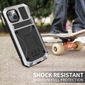 R-JUST Pancerne Etui Antywstrząsowe do iPhone 14 Plus srebrne