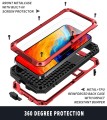 R-JUST Pancerne Etui Antywstrząsowe do iPhone 14 Plus czerwone