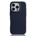 MELKCO Skórzane Etui Obudowa MagSafe do iPhone 16 Pro Max granatowe