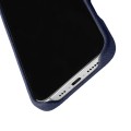 MELKCO Skórzane Etui Obudowa MagSafe do iPhone 16 Pro Max granatowe