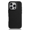 MELKCO Skórzane Etui Obudowa MagSafe do iPhone 16 Pro Max czarne