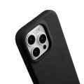 MELKCO Skórzane Etui Obudowa MagSafe do iPhone 16 Pro Max czarne