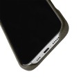 MELKCO Skórzane Etui Obudowa MagSafe do iPhone 16 Pro szare