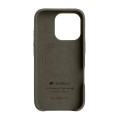MELKCO Skórzane Etui Obudowa MagSafe do iPhone 16 Pro szare