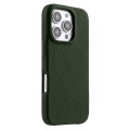 MELKCO Skórzane Etui Obudowa MagSafe do iPhone 16 Pro zielone