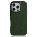 MELKCO Skórzane Etui Obudowa MagSafe do iPhone 16 Pro zielone