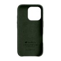 MELKCO Skórzane Etui Obudowa MagSafe do iPhone 16 Pro zielone