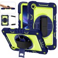 Shockproof Pancerne Etui z Paskiem do Xiaomi Redmi Pad 2 SE 9.7 2026 granatowo-zielone
